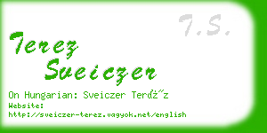 terez sveiczer business card